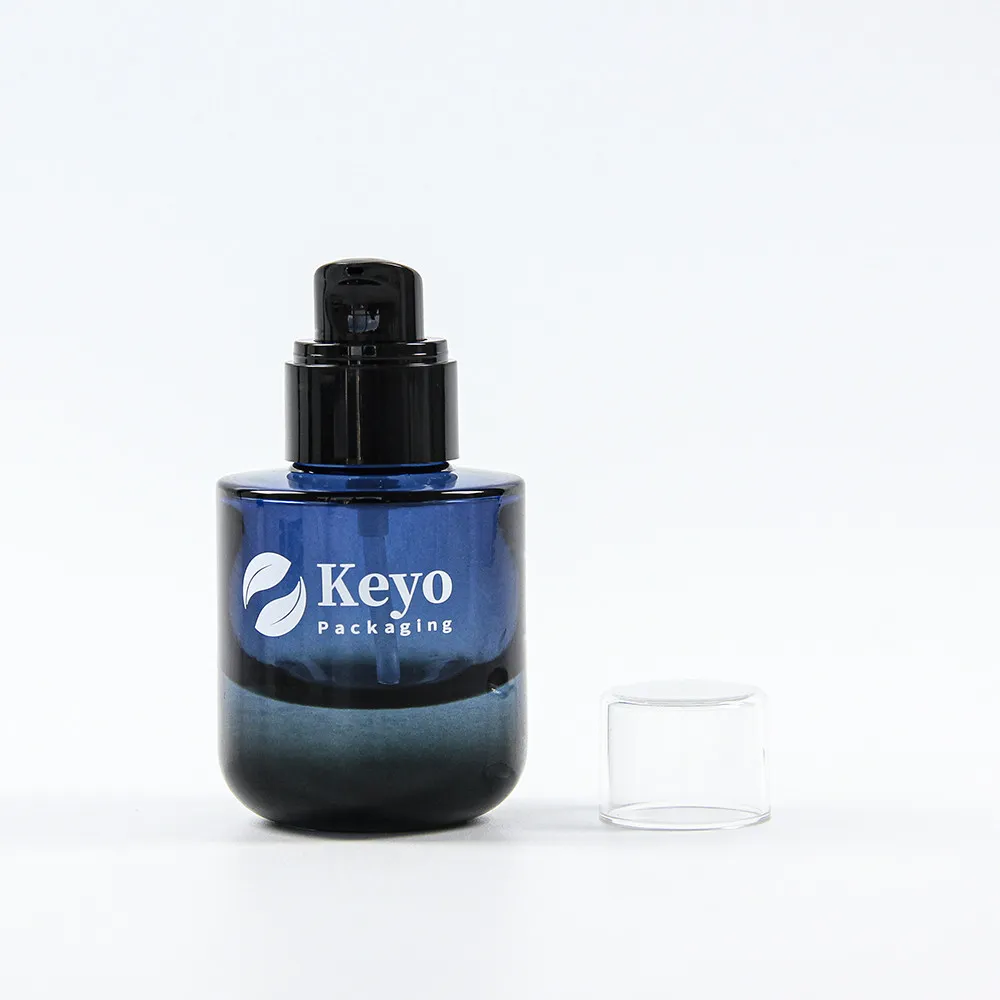 Serumflaske av glass